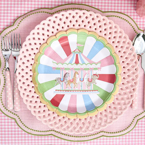 Basketweave Dinner Plate