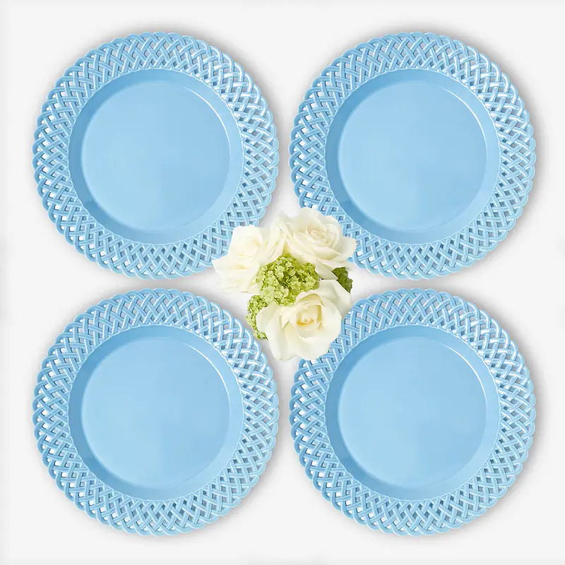 Basketweave Dinner Plate