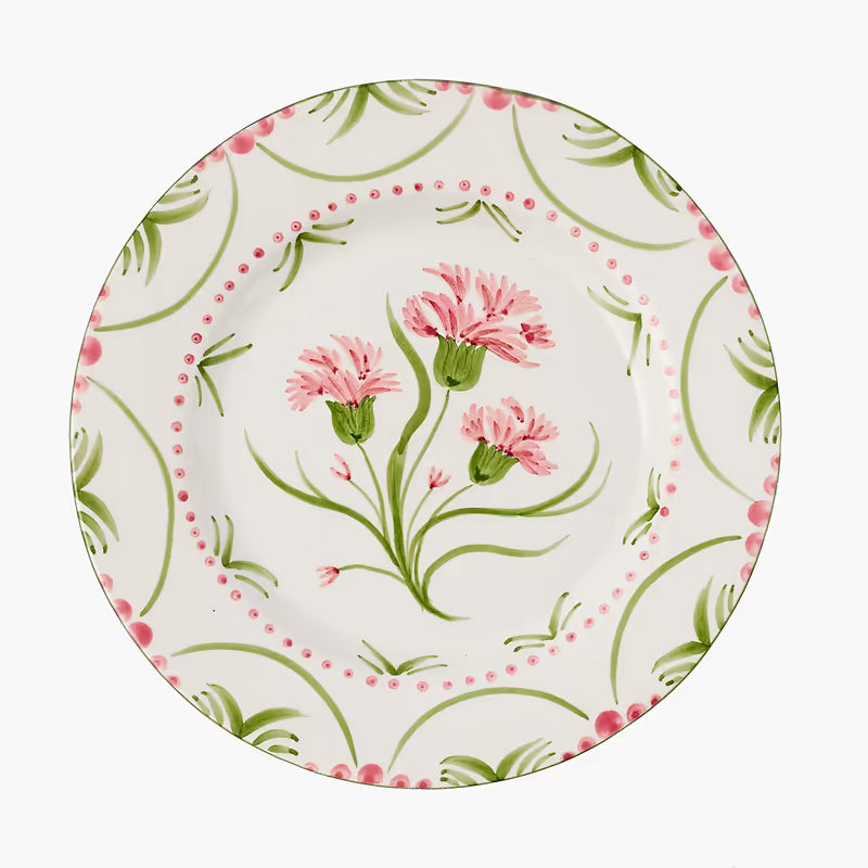 Carnation Ceramic Dinner Plate