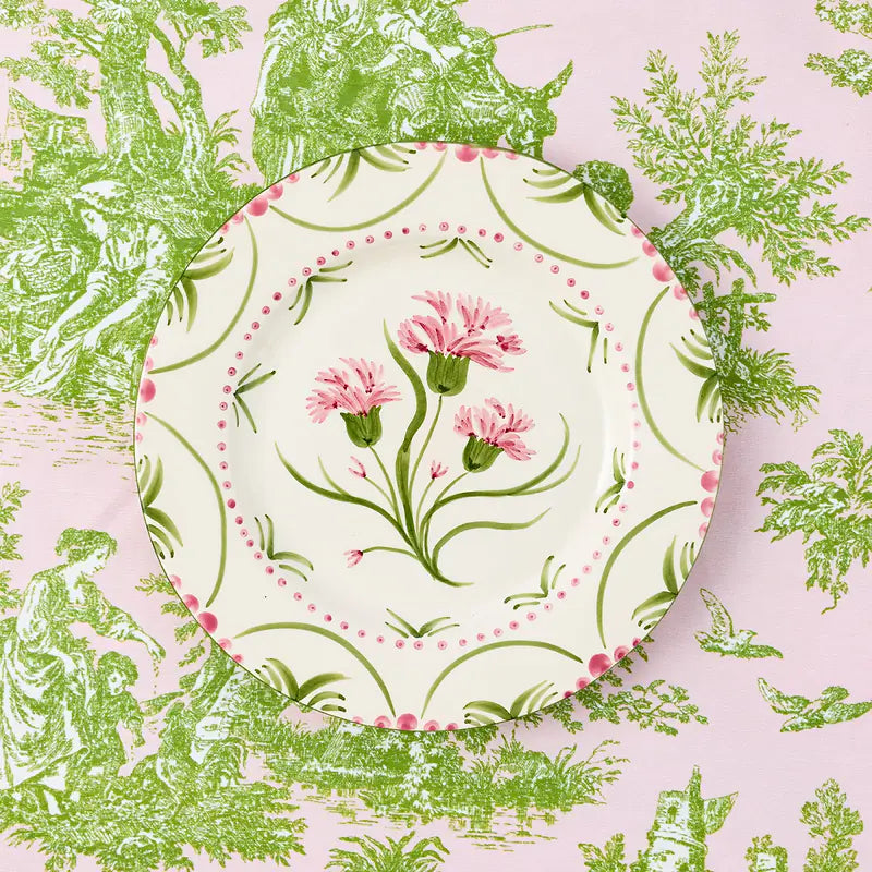 Carnation Ceramic Dinner Plate