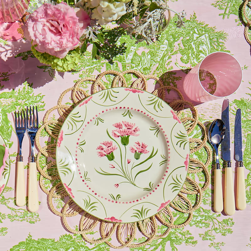 Carnation Ceramic Dinner Plate