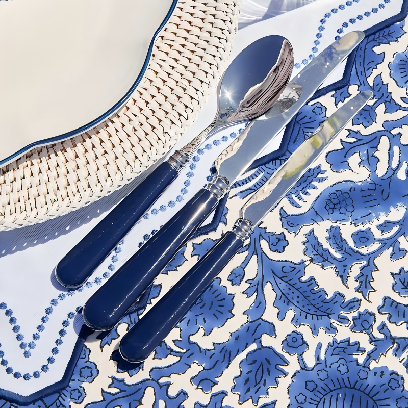 Navy Cutlery (5 piece)