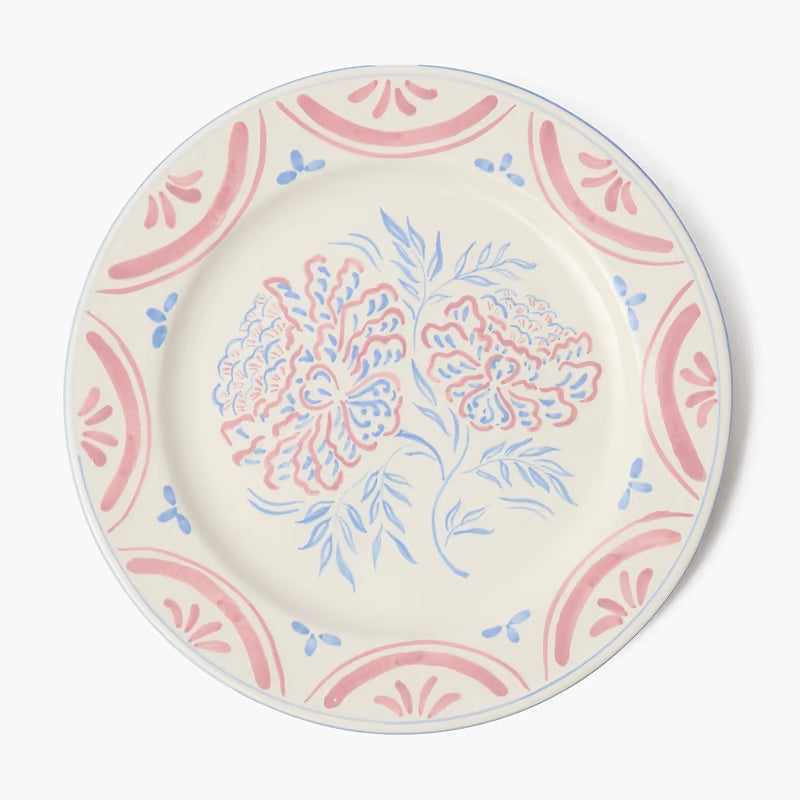 Peony Floral Dinner Plate