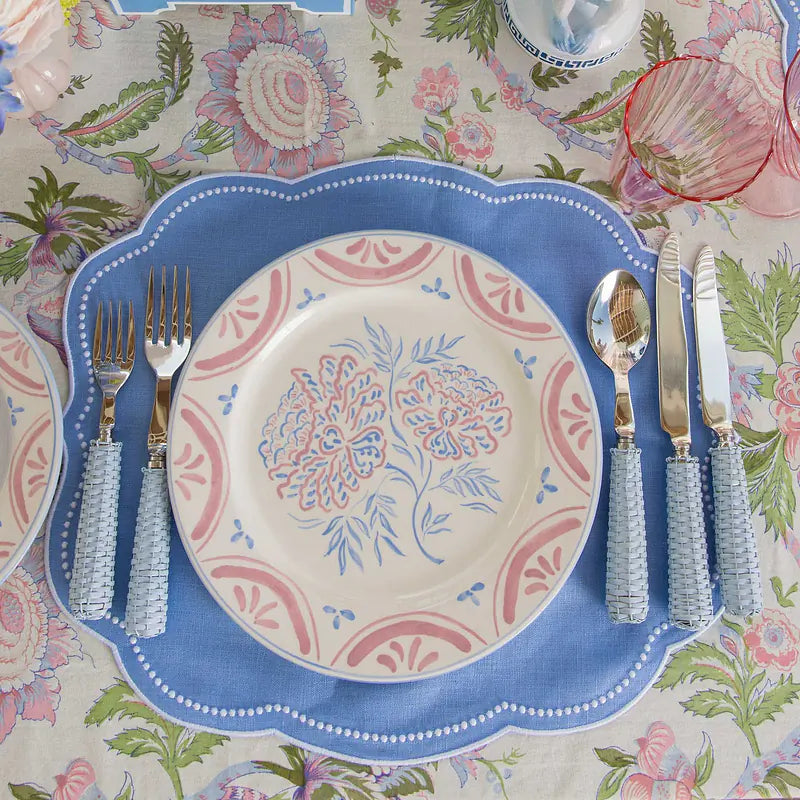 Peony Floral Dinner Plate