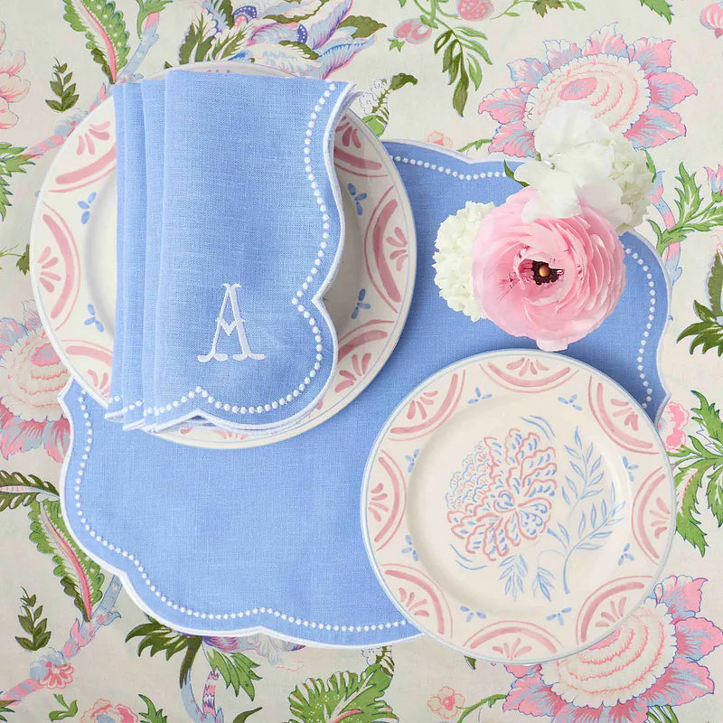Peony Floral Dinner Plate