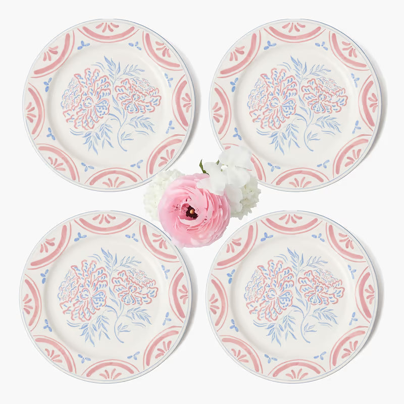 Peony Floral Dinner Plate