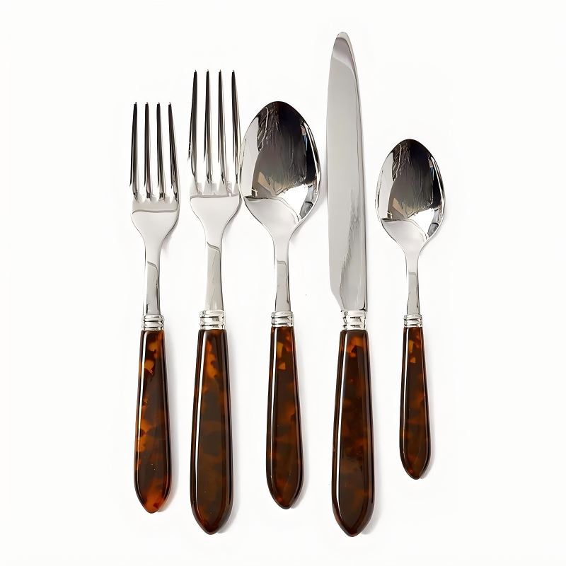 Tortoiseshell Cutlery (5 piece)